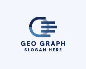 Hand Finance Graph logo design