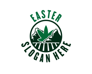 Dispensary - Marijuana Mountain Field logo design