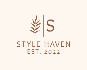 Stylist - Natural Wellness Leaves logo design