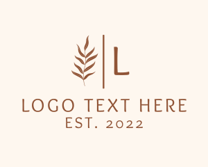 Startup - Natural Wellness Leaves logo design