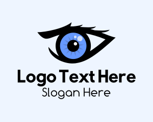 See - Angry Eye Lens logo design