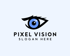 Eye Lens Optical logo design