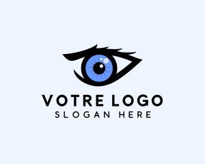 Focus - Eye Lens Optical logo design