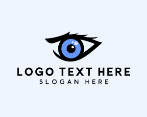 Optical - Eye Lens Optical logo design
