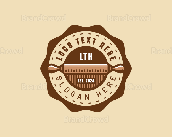 Rolling Pin Homemade Pastry Logo