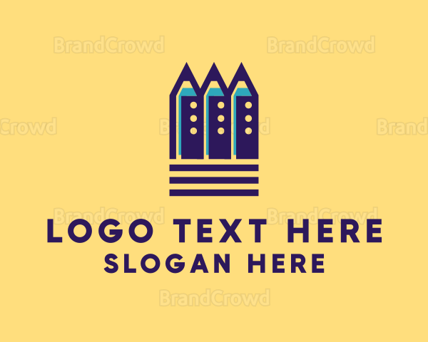 Preschool Blue Pencils Logo