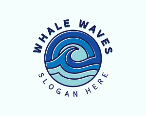 Beach Ocean Tide logo design