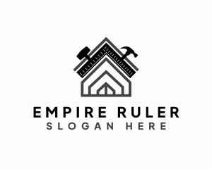 Ruler - Hammer Ruler Architecture logo design