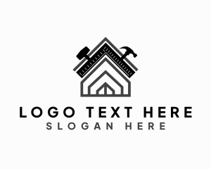 Woodwork - Hammer Ruler Architecture logo design