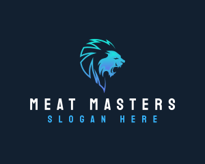 Lion Beast Hunter logo design