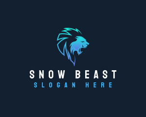 Lion Beast Hunter logo design