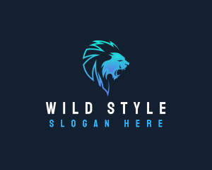 Lion Beast Hunter logo design