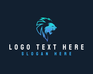Zoology - Lion Beast Hunter logo design