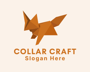 Origami Paper Fox logo design