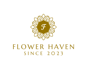 Flower Natural Wellness Spa logo design