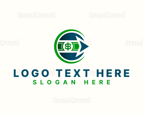 Dollar Money Transfer Logo