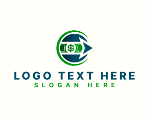 Sending - Dollar Money Transfer logo design