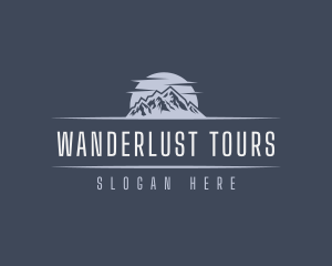 Mountain Camp Tour logo design