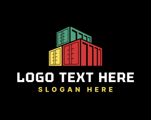 Freight - Freight Storage Import logo design