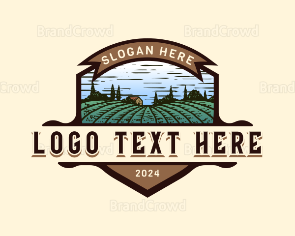 Agriculture Farm Field Logo