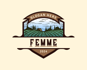 Agriculture Farm Field Logo