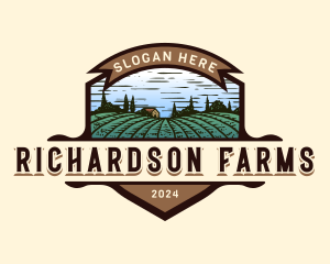 Agriculture Farm Field logo design