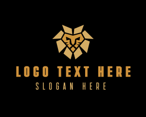 Lion Animal Safari logo design