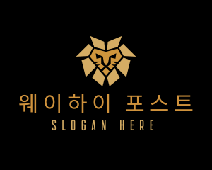 Lion Animal Safari logo design