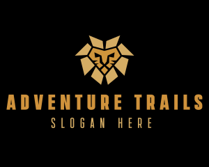 Lion Animal Safari logo design