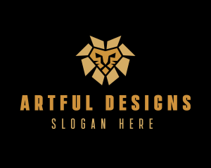 Lion Animal Safari logo design