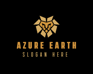 Lion Animal Safari logo design