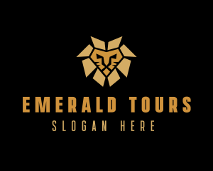 Lion Animal Safari logo design