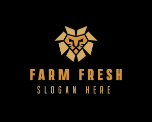 Lion Animal Safari logo design