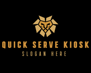 Lion Animal Safari logo design