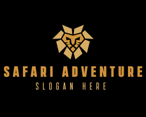 Lion Animal Safari logo design