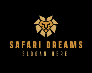 Lion Animal Safari logo design