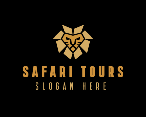 Lion Animal Safari logo design