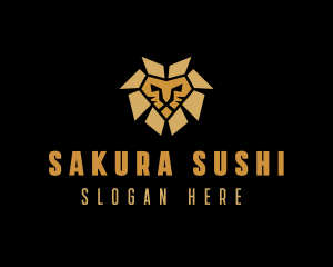 Lion Animal Safari logo design