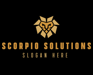 Lion Animal Safari logo design