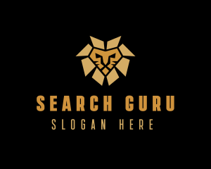 Lion Animal Safari logo design