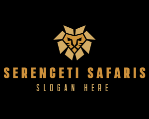 Lion Animal Safari logo design