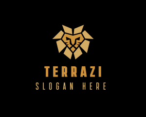 Lion Animal Safari logo design