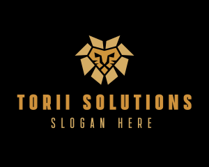 Lion Animal Safari logo design