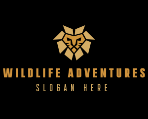 Lion Animal Safari logo design