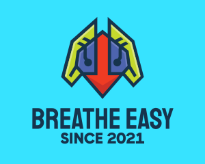 Emphysema - Robotic Respiratory Lungs logo design