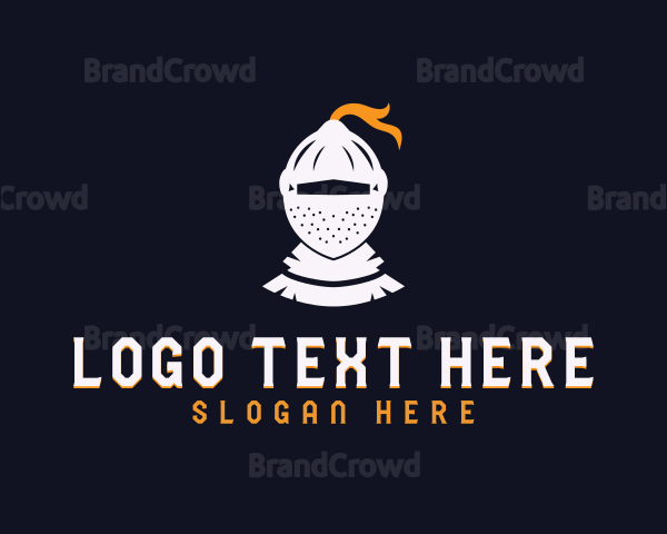 Medieval Soldier Knight Logo