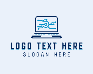Laptop - Laptop Software Technician logo design