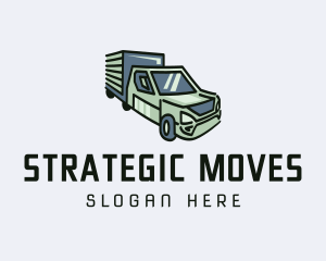 Logistic Truck Delivery logo design