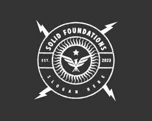 Band - Tattoo Rockstar Thunder logo design