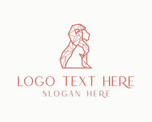 Loan - Geometric Lion Cub logo design